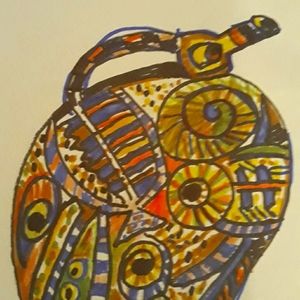 Original Pen and ink Landscapes, Figures   on paper in various sizes